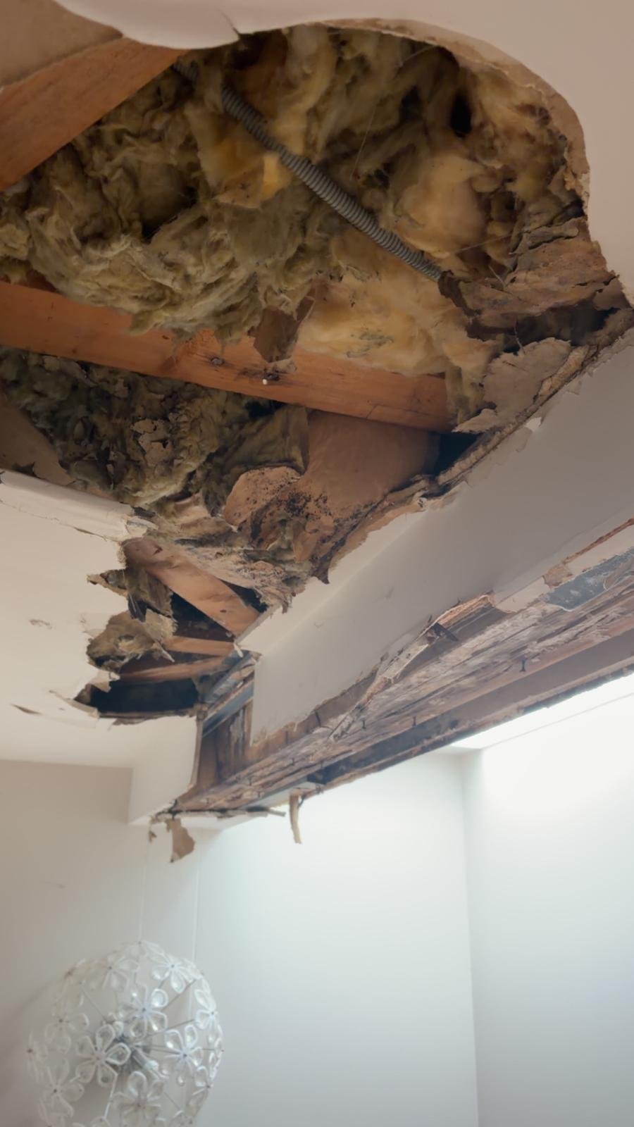 État du chantier avant intervention